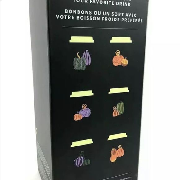 2021 Starbucks Halloween Reusable 6 Cups Tumbler Grande Set Glow In The Dark Lid - Picture 4 of 4